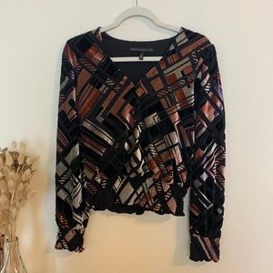 Velvet styled shirt